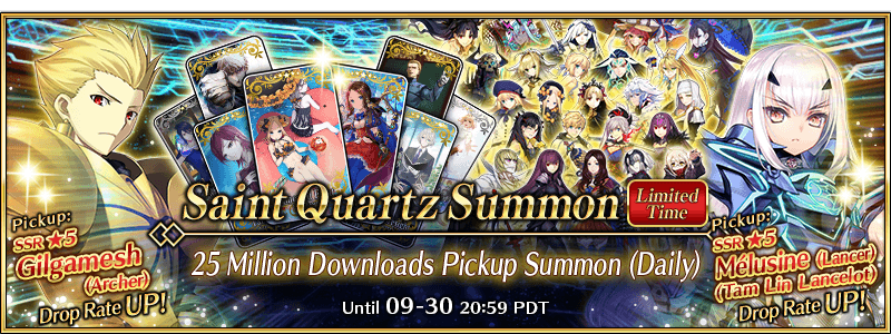 25 Million Downloads Pickup Summon (Daily)